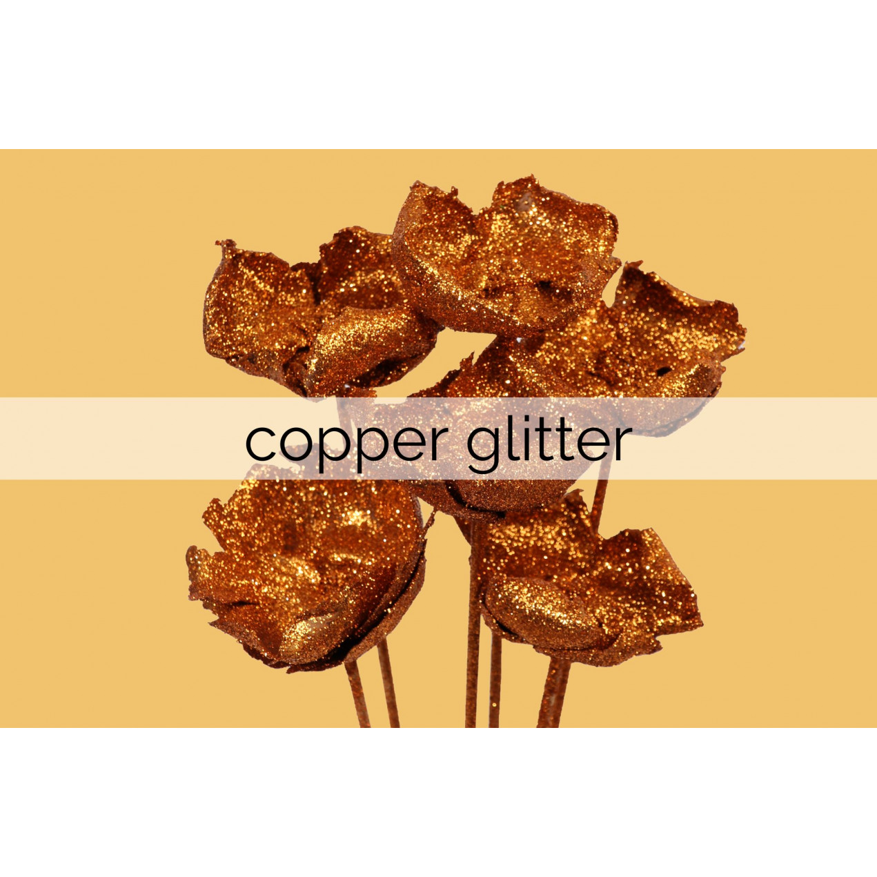 copper glitter
