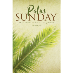 Palm Sunday Legal Size Bulletins