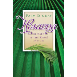 Palm Sunday Tabloid Size Bulletin