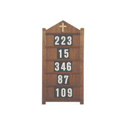 Hymn Boards, Numbers & Letters