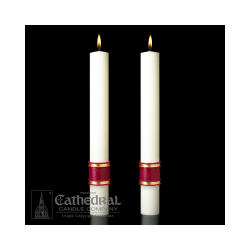 Crux Trinitas Altar Candle