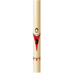 Modern Alleluia Paschal Candle