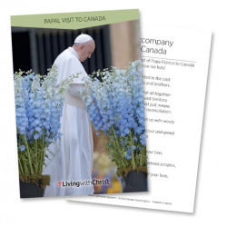 Papal Visit to Canada - Prayer Card