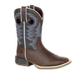Durango Lil' Rebel Pro Kids Blue Western Boot