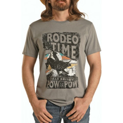 Rock & Roll Denim Dale Brisby Rodeo Time Grey Tee