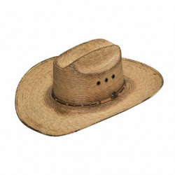 Alamo Men's Fire Palm Dark Brown Cowboy Hat