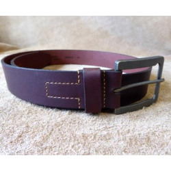 Bison Men's Vintage Brown Leather Belt 64662