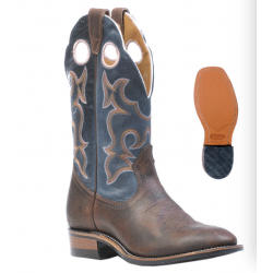 Boulet Ladies Round Toe Laid Back Copper Western Boots