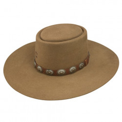 Charlie 1 Horse High Desert With Concho Band Pecan Cowboy Hat