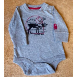 Carhartt Infant Long Sleeve Caribou Graphic Onsie