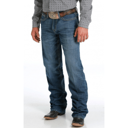 Cinch Men's Grant Medium Stonewash Indigo Arenaflex Jeans