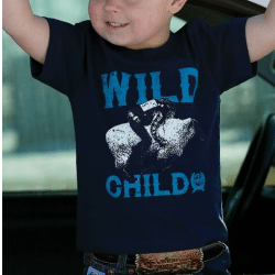 Cinch Toddler Wild Child Logo Navy T Shirt
