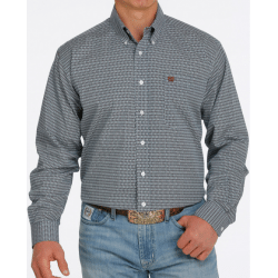Cinch Men's Button Down Grey Print Western Shirt