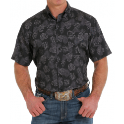 Cinch Men's Black Geo Print Areana Flex Button Western Shirt