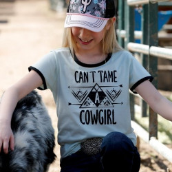 Cruel Girl's Can't Tame A Cowgirl Ringer Tee
