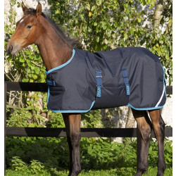 Horseware Ireland Amigo Foal 200g Ripstop Rug Navy Electric Blue