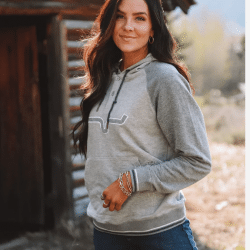 Kimes Ranch Ladies Summer Love Grey Sweatshirt