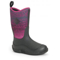 Muck Kids Hale Black Magenta Fade Boots