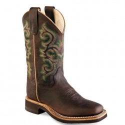 Old West Kids Brown Cowboy Boots BSC1822