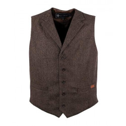 Outback Trading Men's Jessie Dark Brown Vest