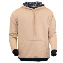 Outback Men's Axel Tan Hoodie With Cowboy Graphics On Back