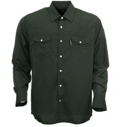 Outback Olive Mesa Preformance Bamboo Polyester Snap Performance Shirt