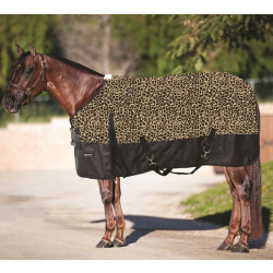 Professionals Choice Equisential 600D Winter Turnout Blanket Cheetah Mini And Pony Size