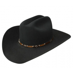 Resistol 6X Felt Black Rock Cowboy Hat RFBLKR-5242