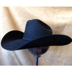 Resistol Midnight Black 6X Felt Cowboy Hat