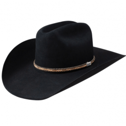 Resistol Saddleback George Strait 6X Black Felt Cowboy Hat