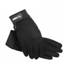 SSG Summer Gripper Riding Gloves Black 