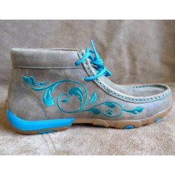 Twisted X Ladies Turquoise Bomber Shoes