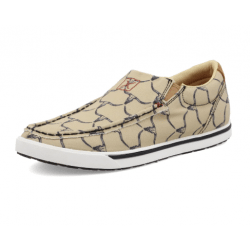 Twisted X Ladies Tan Long Horn Slip On Kicks