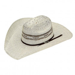 Twister Maverick Crown Bangora Natural Straw Western Hat