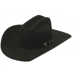 Twister Men's 5X Blend Felt Black Cowboy Hat