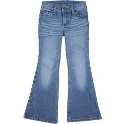 Wrangler Girl's Medium Wash Etta Flare Jeans