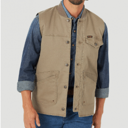 Wrangler Men's Morel Rancher Canvas Vest