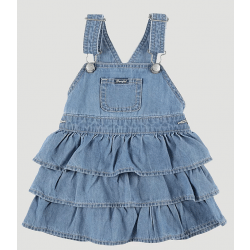 Wrangler Toddler Girl's Ruffle Denim Shirttall Leah Dress