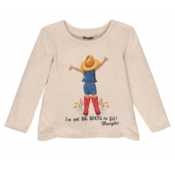 Wrangler Infant Girl Ive Got Big Boots To Fill Tee