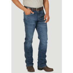Wrangler Men's Retro Green Slim Boot Premium Corolla Jean