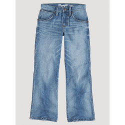 Wrangler Boys Retro Light Wash Relaxed Bootcut Jeans