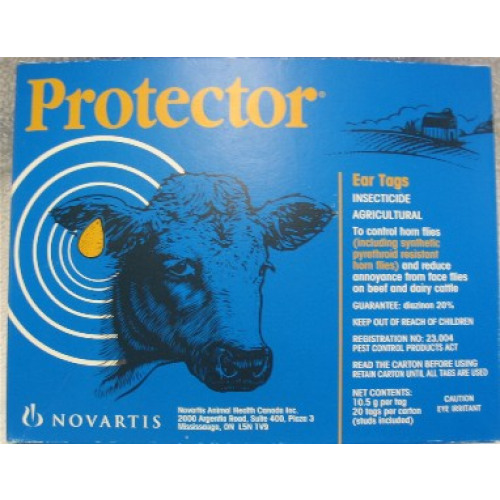 Protector Cattle Ear Tags - Box of 20  CCWG Livestock Supplies &  Equestrian Centre