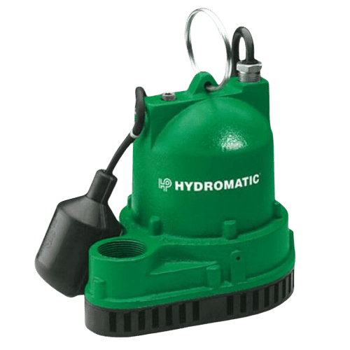 Hydromatic® Submersible Sump Pump 11/2" Discharge 3/10HP 115V