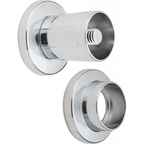 Master Plumber® Adjustable Shower Rod Holder Set Chrome Plated Zinc