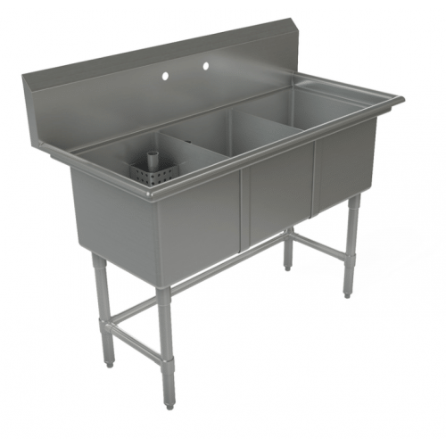 Pot Sink Triple Corner Drain J R Mahoney