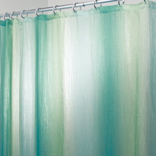 Shower Curtain Blue Green Ombre Print, Blue And Green Ombre Shower Curtain