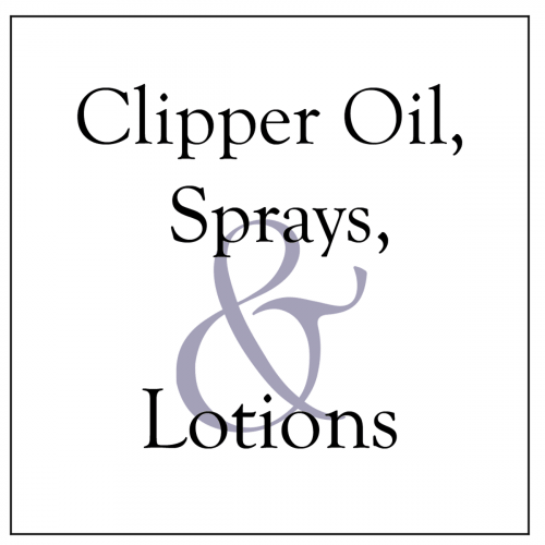 Clipper Oil, Sprays and Lotions