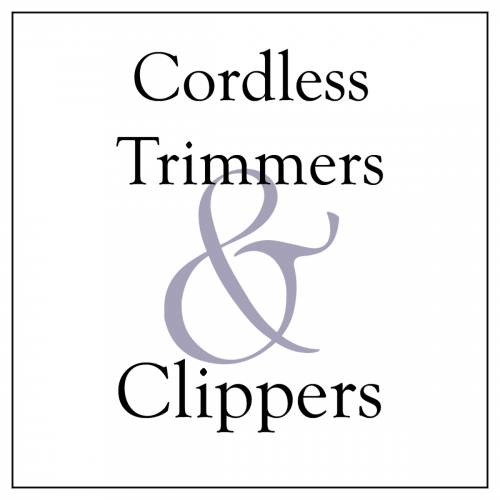 Cordless Trimmers and Clippers