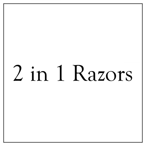 2 in 1 Razor Blades