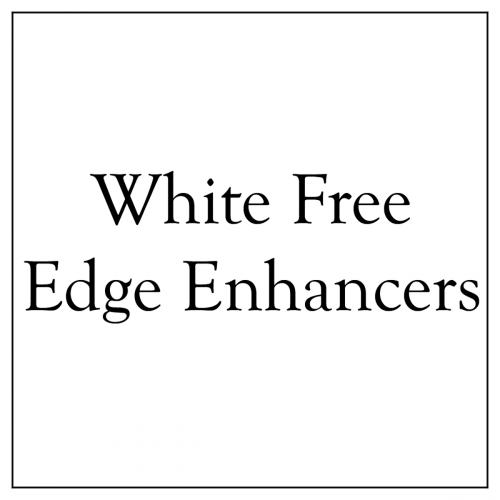 White Free Edge Enhancers